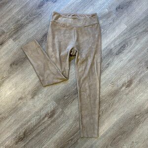 Splendid vegan suede camel pant from Bloomingdale’s